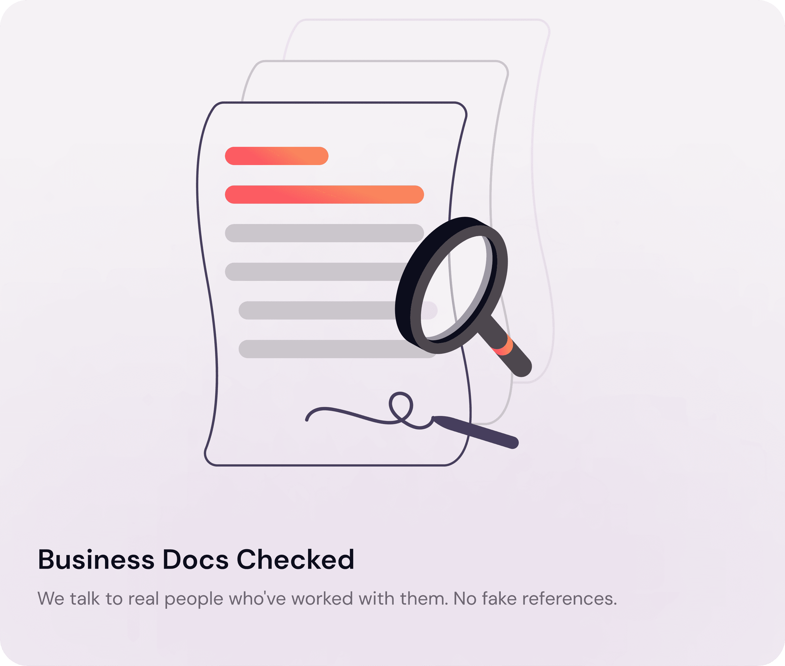 Business Docs Checked