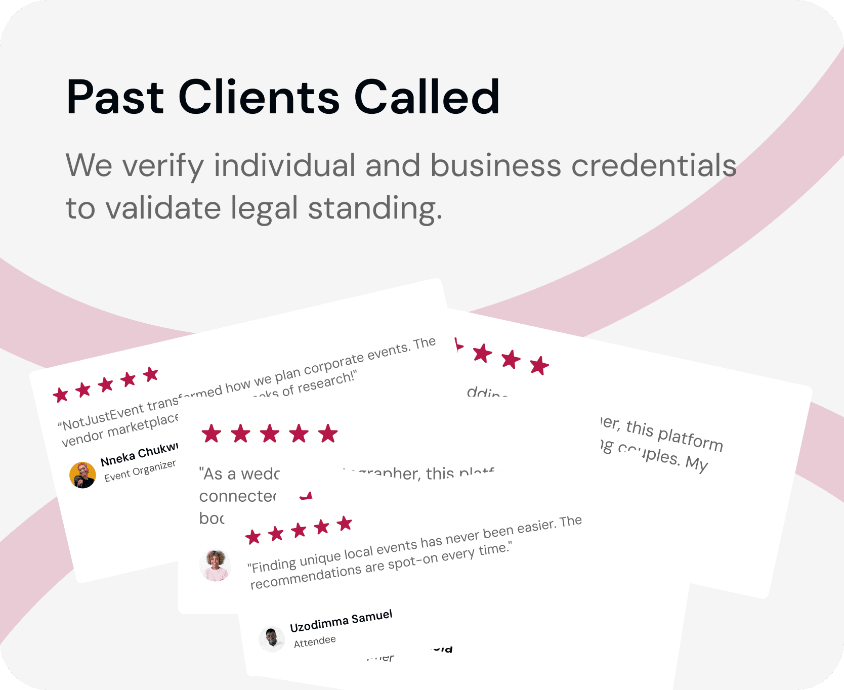 Past Clients Called